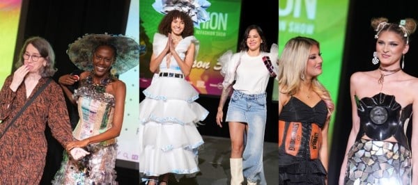 Winning designs from Waste360 TRASHION