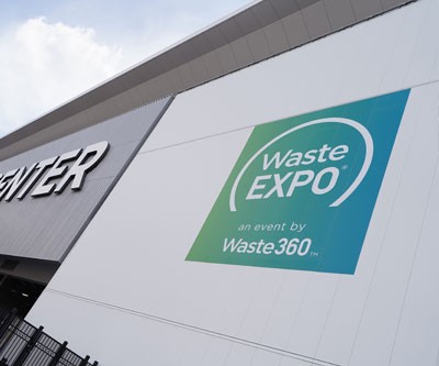 WasteExpo Logo at the Las Vegas Convention Center