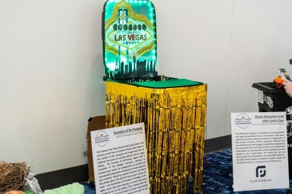 Las Vegas Themed Cart on Display