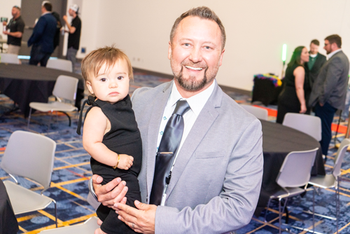 Waste360 Award Winner with their child