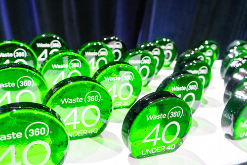 40 Under 40 Trophies 