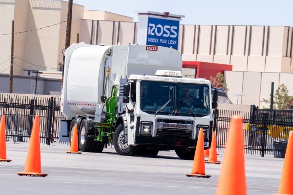 MACK Truck driving on course