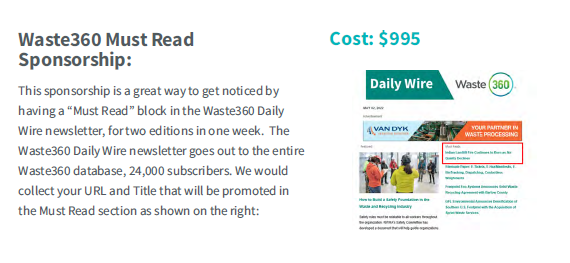 Waste360 Must Read